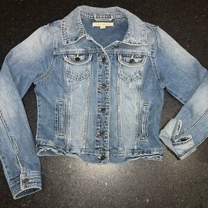 UEC FOREVER TWENTY ONE WESTERN VIBE DENIM BLUE JEAN JACKET SZ M
